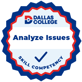 Dallas College Analyze Issues skill badge