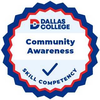 Dallas College Community Awareness skill badge